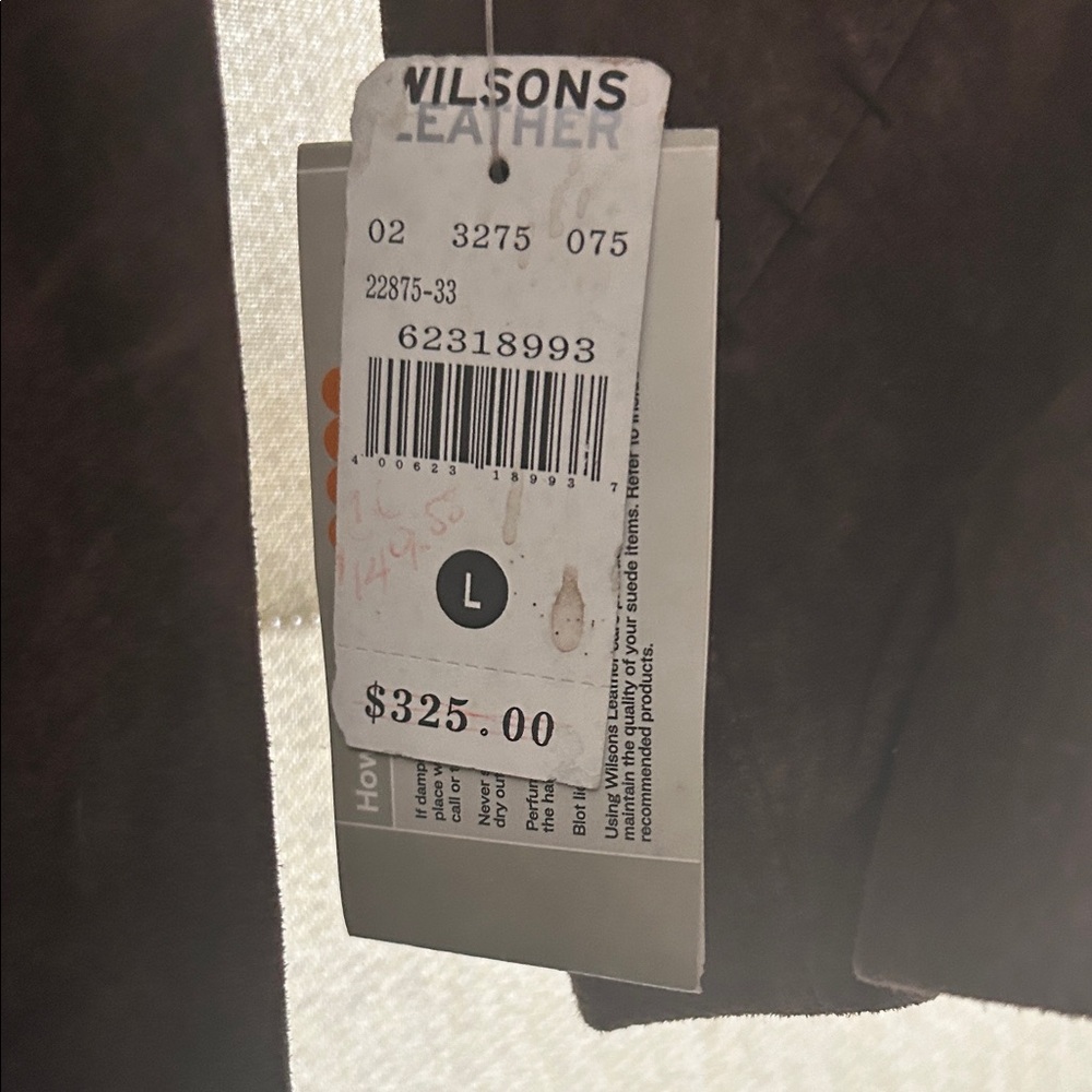 Wilsons Leather Dark Brown Faux Fur Collar Trench Coat - Picture 3 of 5